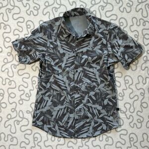 Lululemon Airing Easy Short Sleeve Button Down Shirt